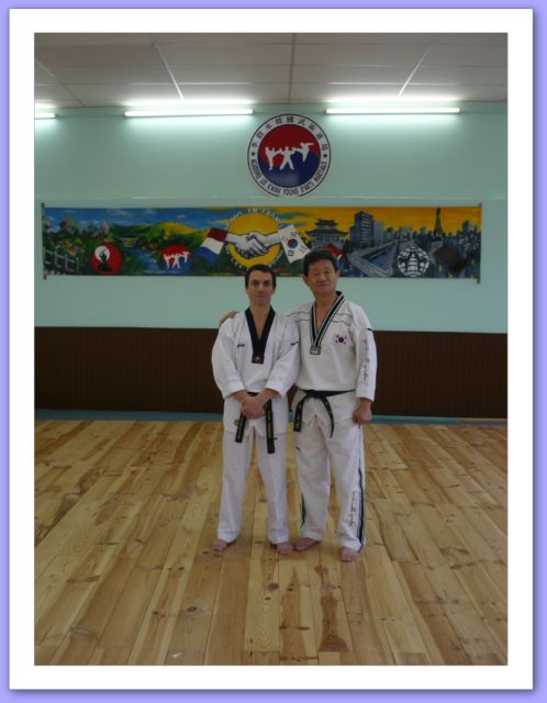 Lee Kwan Young, Michel Carron, taekwondo france